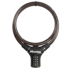 MasterLock 8229EURDPRO Ocelové kombinační lanko na kolo - 0,9m