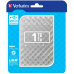 VERBATIM HDD 2.5" 1TB Store 'n' Go Portable Hard Drive USB 3.0, Silver GEN II