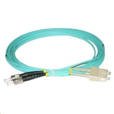 Duplexní patch kabel MM 50/125, OM3, ST-SC, LS0H, 3m