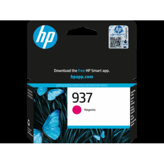 HP 937 Magenta Original Ink Cartridge (800 pages)