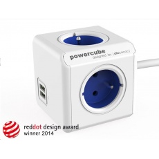Allocacoc PowerCube Extended USB Blue (1,5m) Allocacoc PowerCube Extended USB Blue (1,5m)