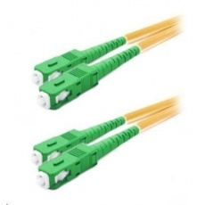 Duplexní patch kabel SM 9/125, OS2, SC(APC)-SC(APC), LS0H, 3m