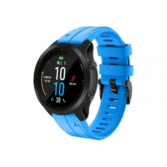 RhinoTech řemínek pro Garmin QuickFit sportovní silikonový 26mm modrý