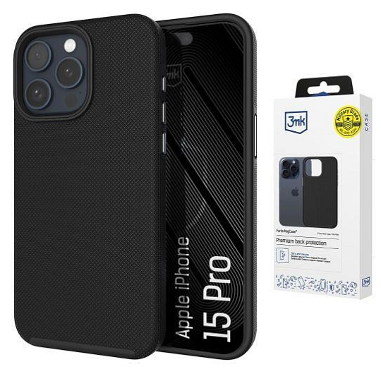 3mk ochranný kryt Fortis MagCase pro Apple iPhone 15 Pro 3mk ochranný kryt Fortis MagCase pro Apple iPhone 15 Pro