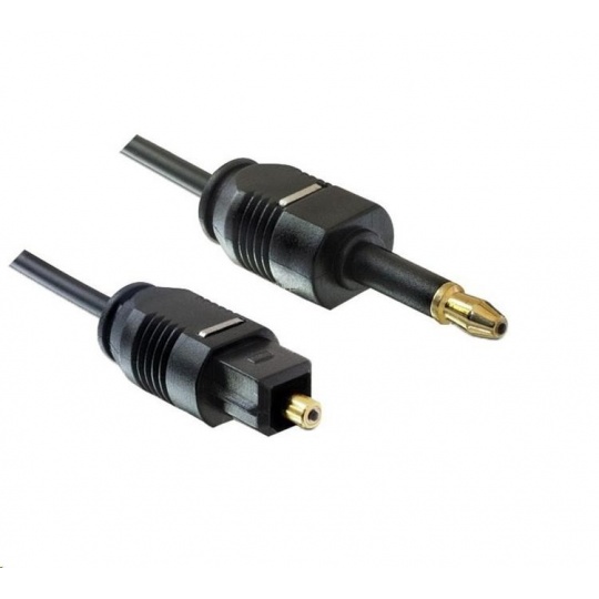PREMIUMCORD Kabel 3,5mm mini Toslink - Toslink, OD:2.2mm, délka 1m
