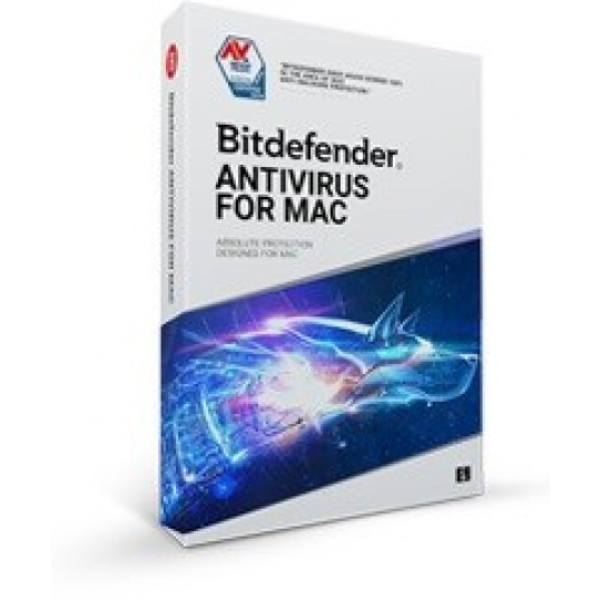 Bitdefender Antivirus  for Mac - 3 MAC na 1 rok - elektronická licence do emailu