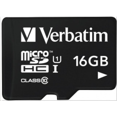 VERBATIM Tablet microSDHC C10/U1 with USB reader 16GB (R:45MB/s, W:10MB/s)