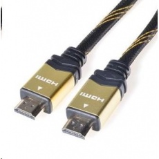 PREMIUMCORD Gold HDMI High Speed + Ethernet kabel (v1.4), opletený, zlacené konektory, 2m PREMIUMCORD Gold HDMI High Speed + Ethernet kabel (v1.4), opletený, zlacené konektory, 2m