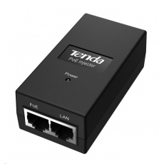 Tenda POE15F Fast Ethernet Power Injector, 15.4 W, 10/100Mb/s, 802.3af, 48 V Tenda POE15F Fast Ethernet Power Injector, 15.4 W, 10/100Mb/s, 802.3af, 48 V