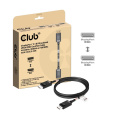 Club3D Kabel DisplayPort 2.1 na DisplayPort 2.1, VESA DP80, 4K240Hz/8K60Hz/10K60Hz (M/M), 1.6m, černá