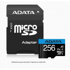 ADATA MicroSDHC karta 32GB UHS-I Class 10, A1 + SD adaptér, Premier