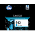 HP 963 Cyan Original Ink Cartridge (700 pages)