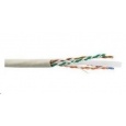 UTP kabel LYNX, Cat6, drát, LS0H, šedý, 305m