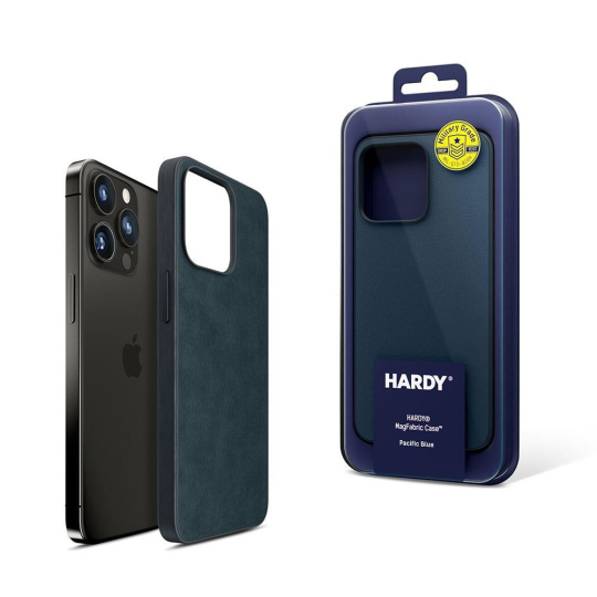 3mk ochranný kryt HARDY MagFabric Case pro Apple iPhone 15 Pro Max, Pacific