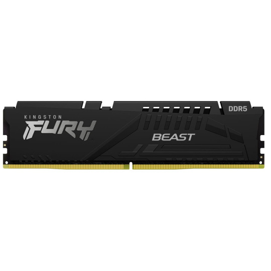 KINGSTON DIMM DDR5 32GB 6000MT/s CL30 ECC FURY Beast XMP Černá