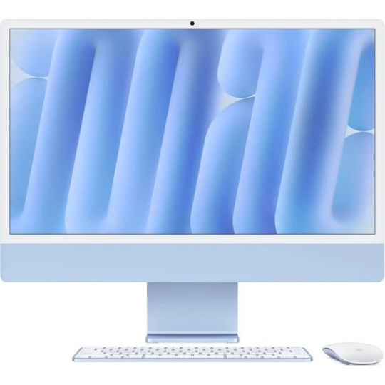 Apple iMac 24'' 4.5K display M4 chip 10-core CPU and 10-core GPU, 16GB, 256GB SSD - Blue