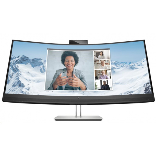 HP LCD ED E34m G4 Curved Conferencing Monitor 34",3440x1440, VA,400,3000:1, 5ms,DP 1.2,HDMI, 4xUSB3,USB-C,webcam