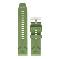 Garett řemínek 22 mm, zelený silikonový Garett řemínek 22 mm, zelený silikonový