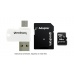 GOODRAM microSDXC karta 64GB M1A4 All-in-one (R:100/W:10 MB/s), UHS-I Class 10, U1 + Adapter + OTG card reader/čtečka