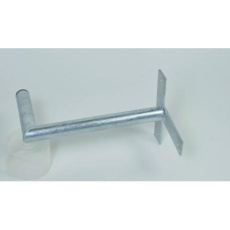 Držák antény na zeď, tvar T, žárový zinek, délka 40cm Držák antény na zeď, tvar T, žárový zinek, délka 40cm