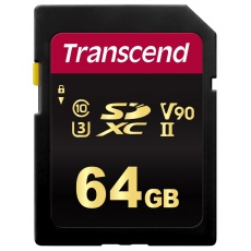 TRANSCEND SDXC karta 64GB 700S, UHS-II U3 Class 10 (R:285/W:180 MB/s)