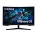 SAMSUNG MT LED LCD Gaming Monitor 32" Odyssey LS32CG552EUXEN -prohnutý, VA,1ms,165Hz,2560x1440,HDMI,Display Port