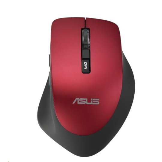 ASUS WT425 Mouse, laserová, bezdrátová, červená