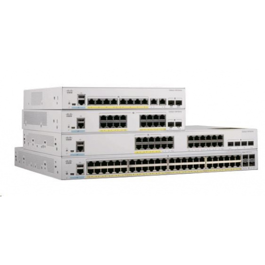 Cisco Catalyst C1000-24P-4G-L, 24x10/100/1000, 4xSFP, PoE - REFRESH