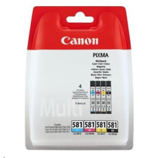 Canon CARTRIDGE CLI-581 C/M/Y/BK MULTI-PACK pro PIXMA TS615x, TS625x, TS635x, TS815x, TS825x, TS835x, TS915x (200 str.)