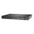 Aruba 6300F 24-port 1GbE Class 4 PoE and 4-port SFP56 Switch