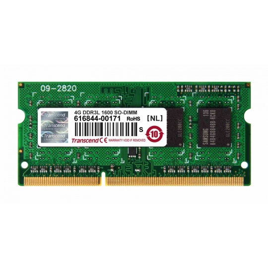 TRANSCEND SODIMM DDR3L 4GB 1600MHz 1Rx8 CL11