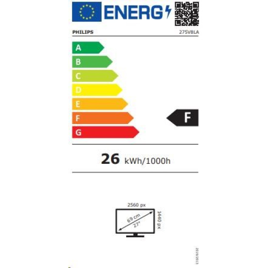 Philips MT VA LED 27" 275V8LA - VA panel, 2560x1440, 2xHDMI, DP, repro