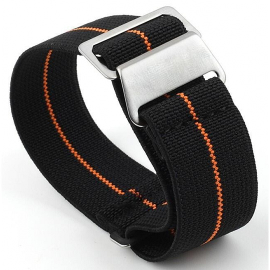 RhinoTech univerzální řemínek nylonový tah Quick Release 20mm černo-oranžový RhinoTech univerzální řemínek nylonový tah Quick Release 20mm černo-oranžový