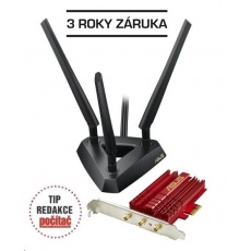 ASUS PCE-AC68 Dvoupásmový bezdrátový PCI-E adaptér AC1900 s podporou 802.11ac ASUS PCE-AC68 Dvoupásmový bezdrátový PCI-E adaptér AC1900 s podporou 802.11ac