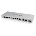 Zyxel XGS1250-12 12-port Gigabit Webmanaged Switch, 8x gigabit RJ45, 3x MultiGig 1/2.5/5/10G, 1x SFP+
