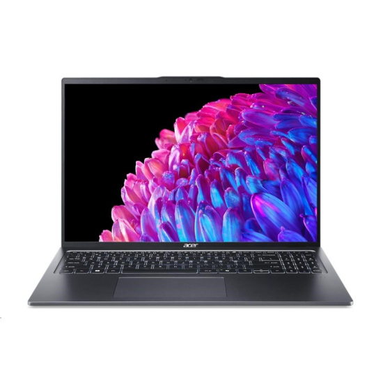 ACER NTB Swift Go 16 (SFG16-72-556T), Core Ultra 5 125U,16" 1920x1200,16GB,512GB SSD,Intel Arc,W11H,Gray