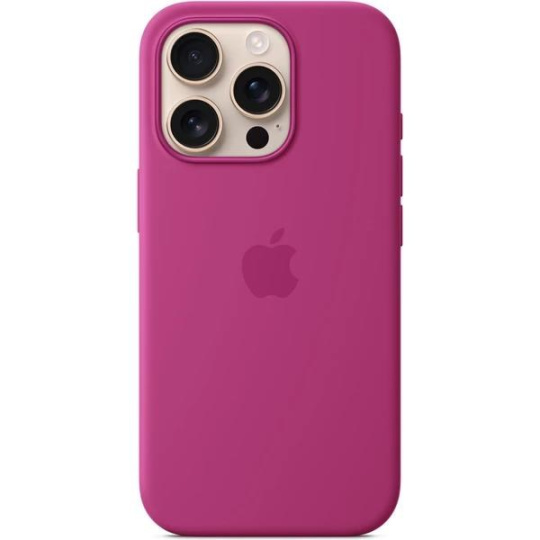 APPLE iPhone 16 Pro Silicone Case with MagSafe - Fuchsia