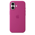 APPLE iPhone 16 Silicone Case with MagSafe - Fuchsia