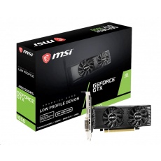 MSI VGA NVIDIA GeForce GTX 1650 4GT LP OC, 4G GDDR5, 1xHDMI, 1xDVI