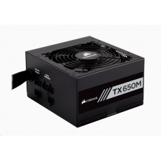 CORSAIR zdroj, TX650M-80 Plus® Gold Certified PSU (ATX, 650W, Semi-modular) CORSAIR zdroj, TX650M-80 Plus® Gold Certified PSU (ATX, 650W, Semi-modular)
