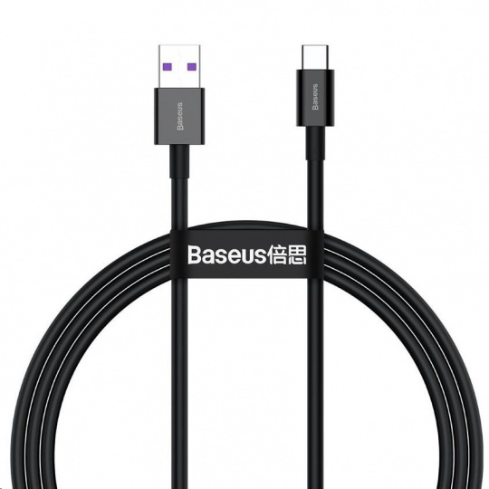 Baseus Superior Series rychlonabíjecí kabel USB/Type-C 66W 1m černá Baseus Superior Series rychlonabíjecí kabel USB/Type-C 66W 1m černá