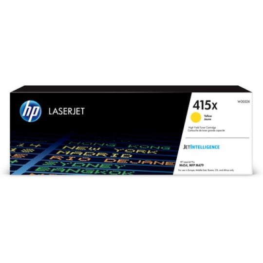 HP 415X Yellow LaserJet Toner Cartridge (6,000 pages)