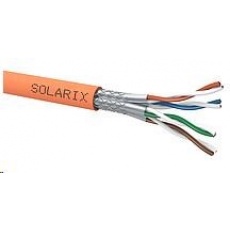 Instalační kabel Solarix SSTP, Cat7, drát, LSOH, cívka 500m SXKD-7-SSTP-LSOH