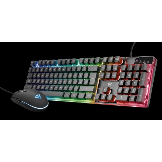 TRUST set klávesnice + myš GXT 838 Azor Gaming Combo US
