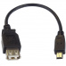 PREMIUMCORD USB redukce kabel USB A/female - Mini 5pin USB/male 20cm OTG