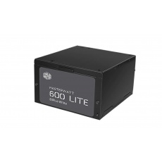 Cooler Master zdroj MasterWatt Lite 600, 600W, 120mm, 80+ Cooler Master zdroj MasterWatt Lite 600, 600W, 120mm, 80+