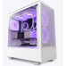 NZXT skříň H5 Flow RGB edition / 2x120 mm fan / USB 3.0 / USB-C 3.1 / RGB / průhledná bočnice / mesh panel / bílá