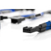 NOCTUA NA-SYC1.blue - sada 3 ks prodlužovacích kabelů pro 4pin ventilátory, modrá