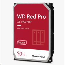 BAZAR - WD RED Pro NAS WD201KFGX 20TB, SATA III 3.5", 512MB 7200RPM, 268MB/s, CMR