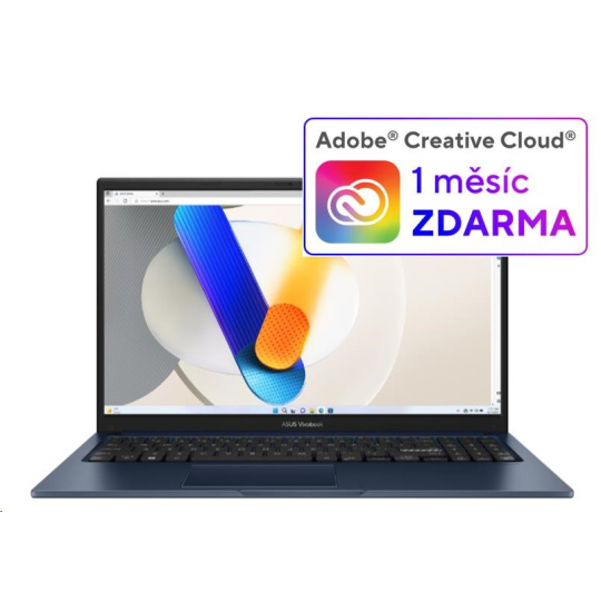 ASUS NTB Vivobook 15 (X1504VA-NJ1716W), i5-1334U, 15.6" 1920 x 1080, 16GB, 512GB SSD, Iris X, W11 Home, Blue